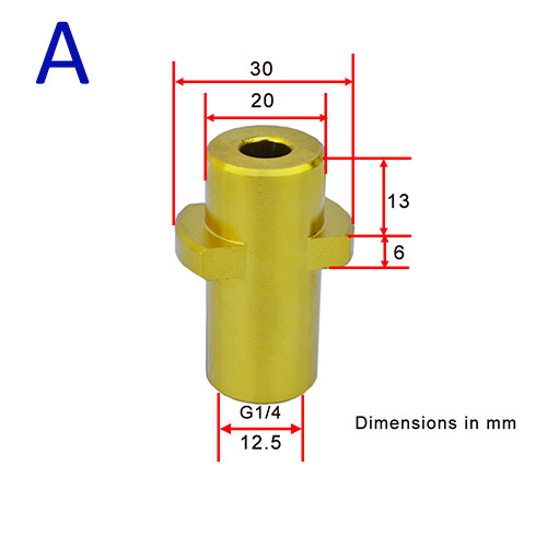 Lavadora de espuma de alta presión regadera conector de espuma PISTOLA DE PULVERIZACIÓN de coches lavadora de alta presión pistola de agua boquilla conector de rosca interna