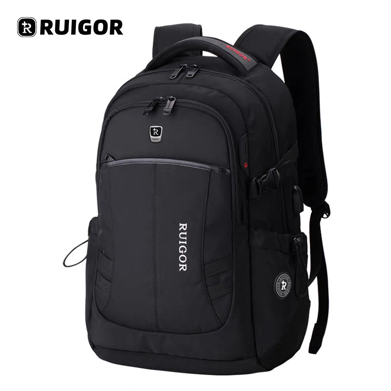 Rego Backpack Men's Backpack Large Capacity Business Travel 15.6 Inch Computer Bag Swiss Army Knife Backpack