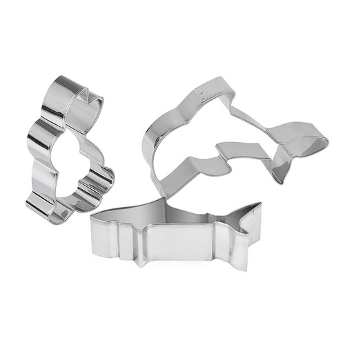 17 Stainless Steel Cookie Cutting Molds Easter Ocean Cartoon Series Molds Fondant Cookie Cutter
