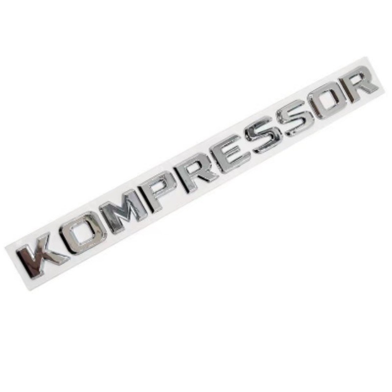 メルセデスベンツ Cクラス Eクラス C200 C180 V12 V8 レターリアテールマーク KOMPRESSOR 英語車ステッカーに適しています。|undefined