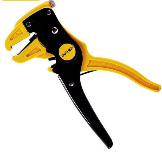 得力（deli）电工多功能自动鸭嘴剥线钳 DL2003 （0.5-6mm）