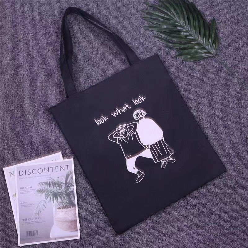 帆布袋logo定制印花单肩手提帆布袋订制棉布袋定做培训广告帆布