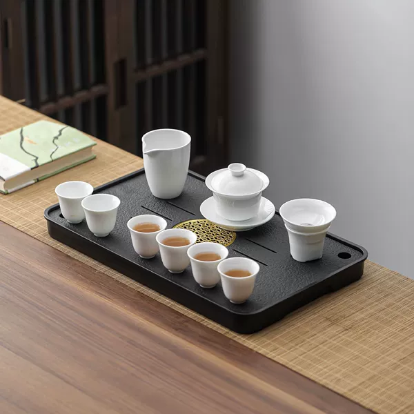 Complete tea set + (round melamine tea tray) ♜