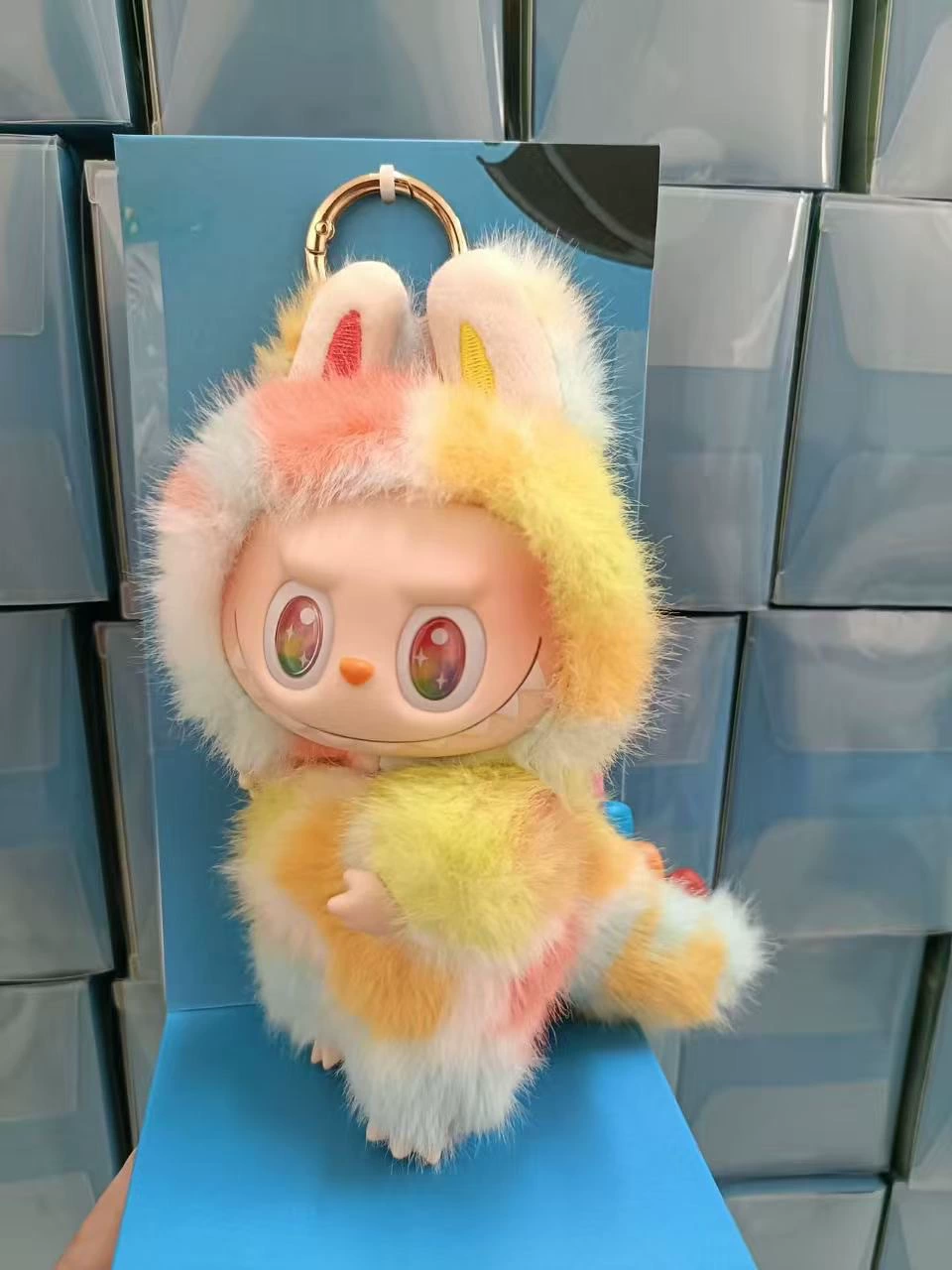 Архангел Labubu точка Labubu большой лидер слепой мешок ручной работы кукла поколения клей плюшевой подвески любовь