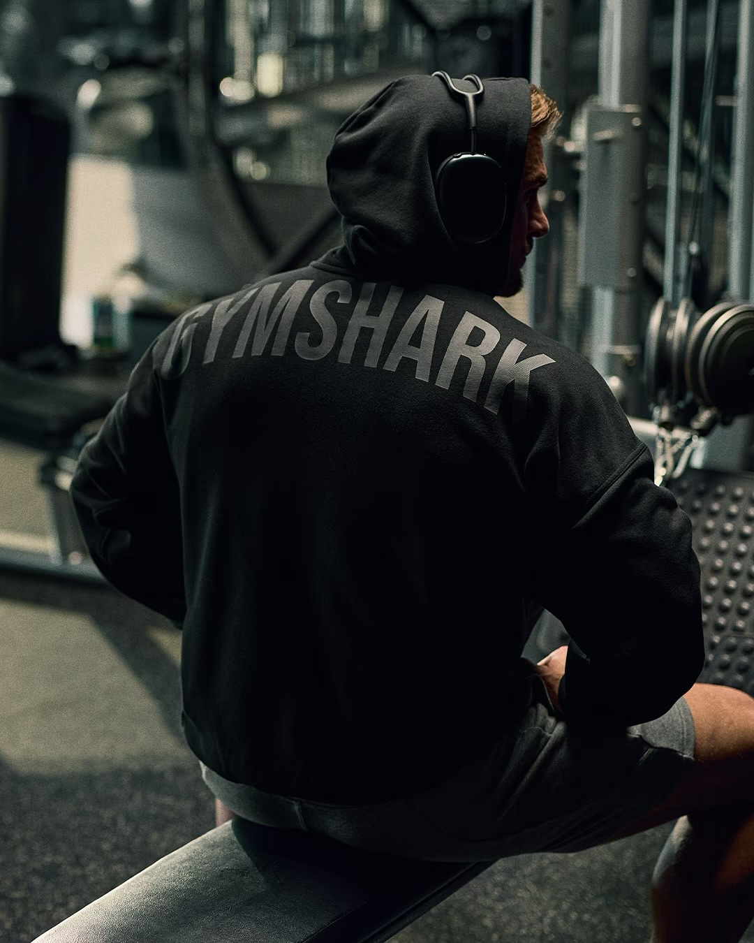 Gymshark Classic Hoodie Back Logo Black