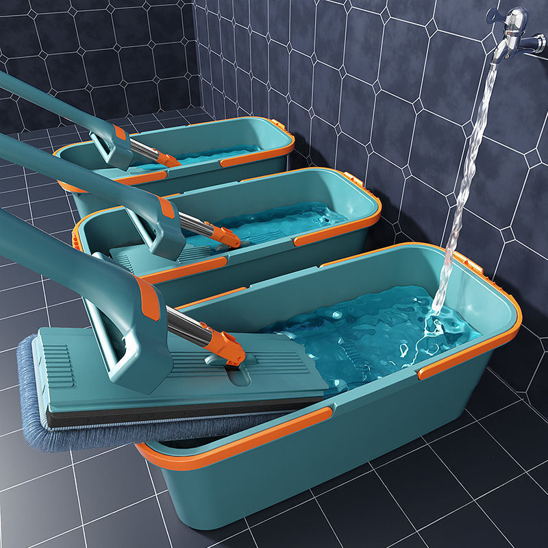 Mop Modern Simple Automatic Hand-free Washing Water Absorbent Lazy Floor Mop Flat-panel Household One-mop Floor Mop Net Mop Modern Simple Automatic Hand-free Washing Water Absorbent Lazy Floor Mop Flat-panel Household One-mop Floor Mop Net