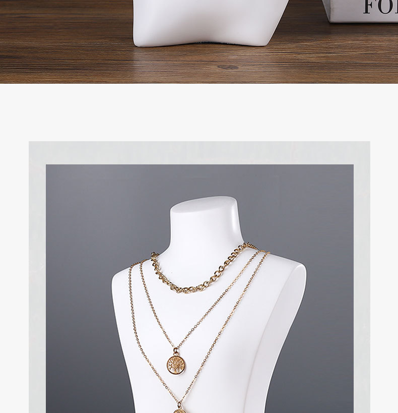 316g Weight Rings, Bracelets, Jewelry Display Bust, Earrings, Necklace Classification 1 Piece Quantity Resin Material Portrait, Tree Pattern Elegant Style 1 Piece Resin Elegant Portrait Tree Rings Bracelets Jewelry Display Bust 2