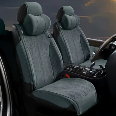 Four Seasons Pad: Suede Car Seat Cushion, All-Season - green-full-latex-interior-for-five-seats-default-item
