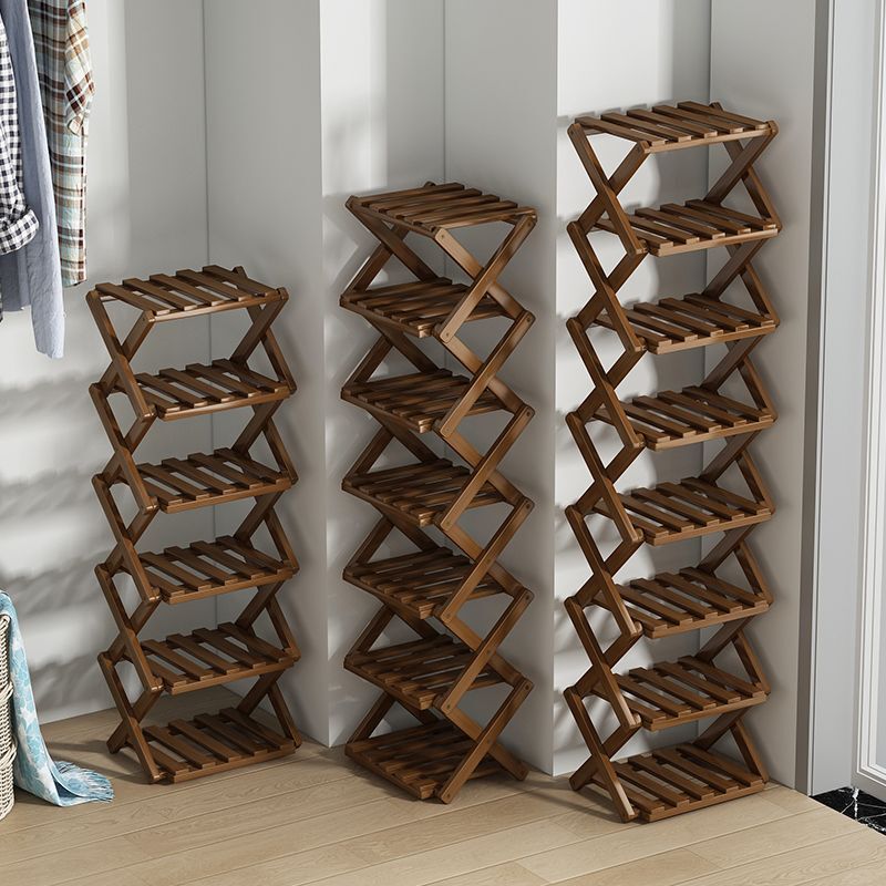 Installation-Free Folding Shelf Shoe Rack Doorway Household Multi-Layer Small Dormitory Narrow Storage Simple Storage Rack Shoe Cabinet