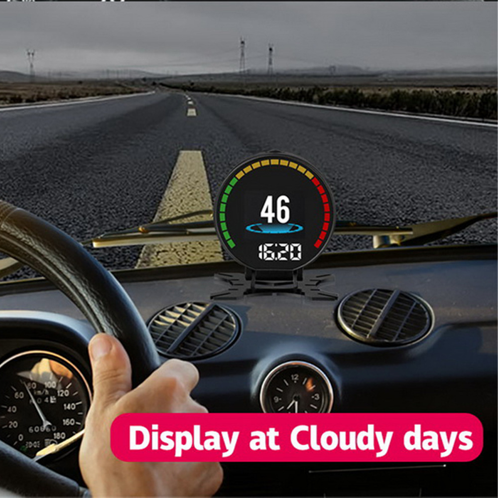 P15 Intelligent Driving Computer Obd2 System 2.84inch Lcd Color Screen Information Does Not Require Reflection for Hud Head-Up Display