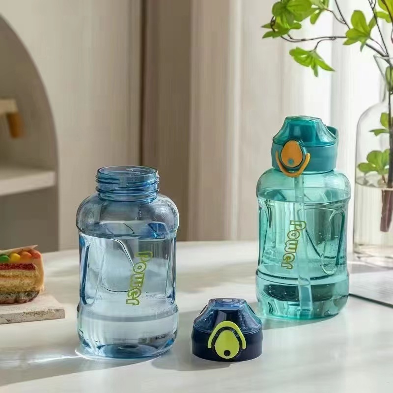 Verano tianyi deportes taza 0933 espacio taza 900ml portátil rebote cubierta estudiante taza de té hervidor de plástico