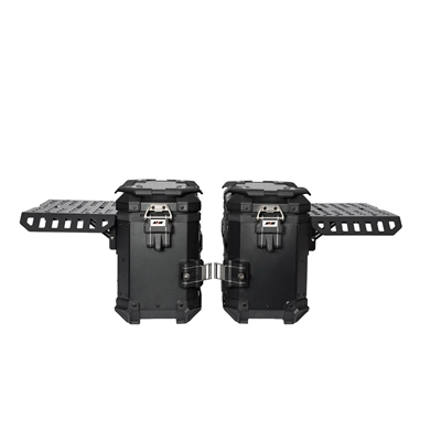38Lbm Multifunctional Armored Black: Motorcycle trunk