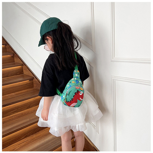 Children's Fashion Small Chest Bag Trendy Cool Boy Cartoon Single Shoulder Bag Personality Baby Pocket Money Bag For Kids Outing Crossbody Bag