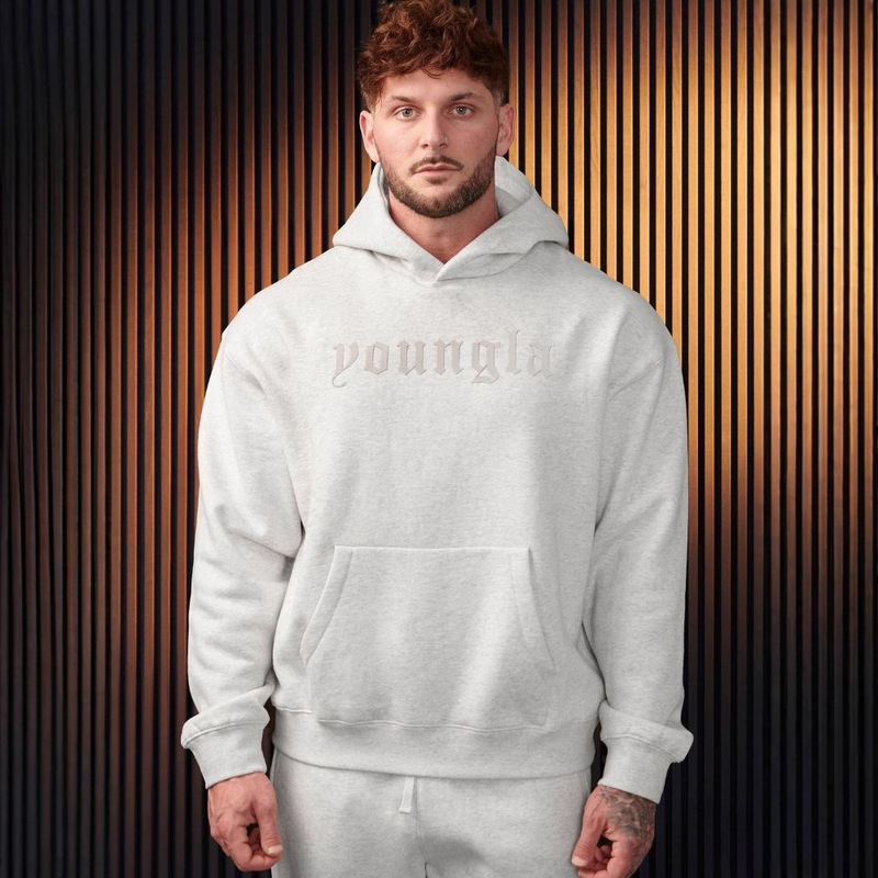 Youngla American Retro Trendy Anime Hooded Sweatshirt for Boys and Girls in Autumn and Winter Loose and Versatile Couple Tops