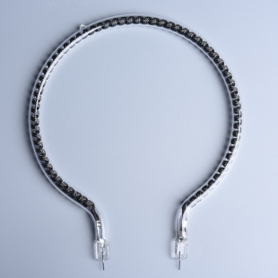 220v/380v異形定制碳纖維石英紅外發熱管用於空氣炸鍋取暖器烘干