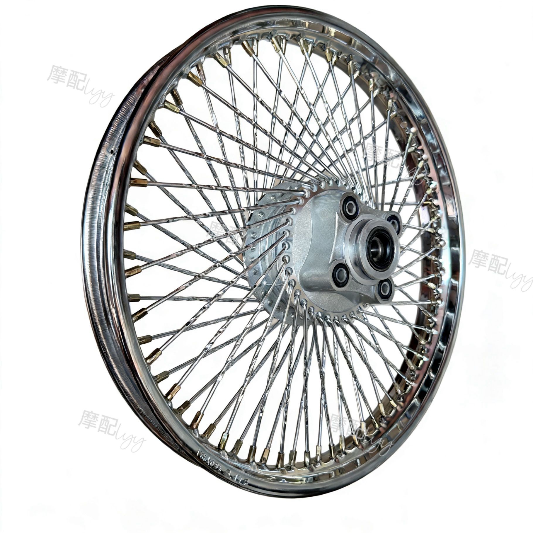 Motorcycle Parts Cg125 Happiness Men's Motorcycle Encrypted 72 Steel Wire Assembly Motorcycle Front and Rear Steel Rims