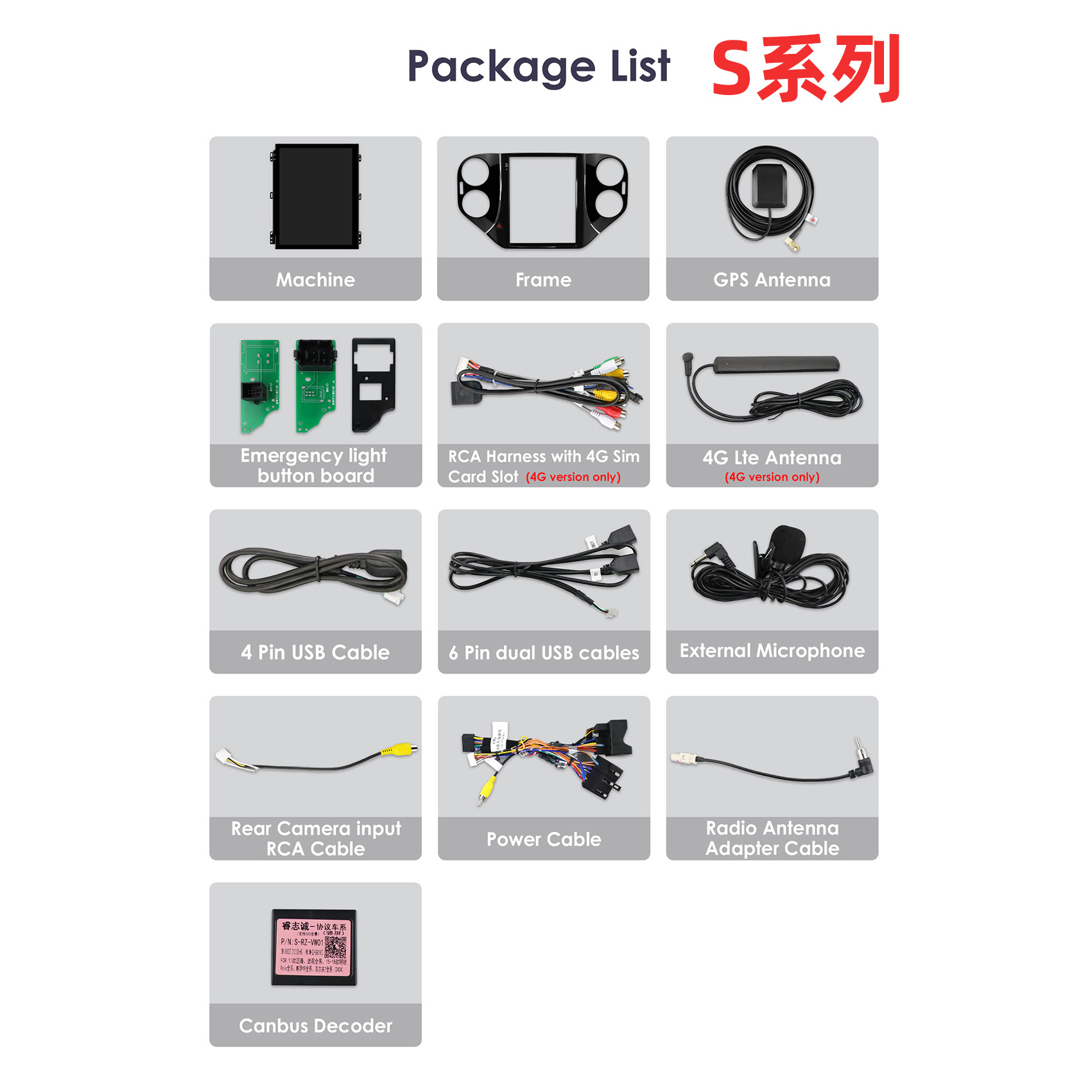 Cross-border goods are suitable for 07-16 Volkswagen Tiguan vertical screen Android navigation GPS car machine central control CarPlay