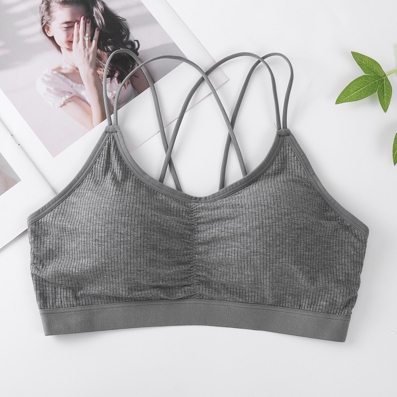 Transfronterizos europeos y estadounidenses sexy ropa interior de cinturón pecho pequeño delgado back bra para reunir ropa interior anti-caída al por mayor