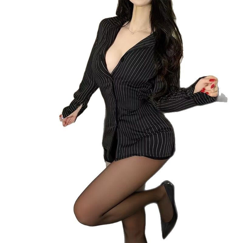 Europa y Estados Unidos transfronterizos de tamaño grande sexy imperial hermana elemento de mujer madura trajes de cintura delgada camisa secretaria chaqueta