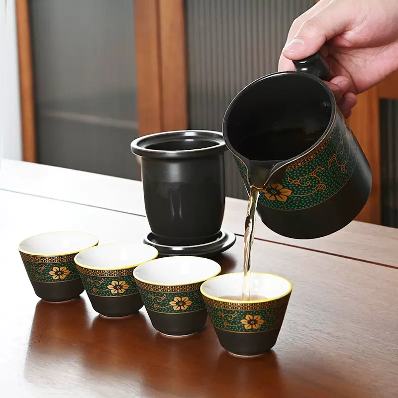 户外旅行茶具一壶四杯车载实用快客杯随身泡小套装广告商务礼品