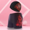 [505-1红（泳裤+泳帽）]