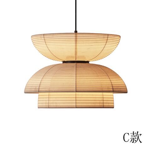 Habitación de estilo japonés, restaurante de estilo tranquilo, habitación creativa, alojamiento residencial, caja de té Zen, tela, lámpara de sala de estar, candelabro