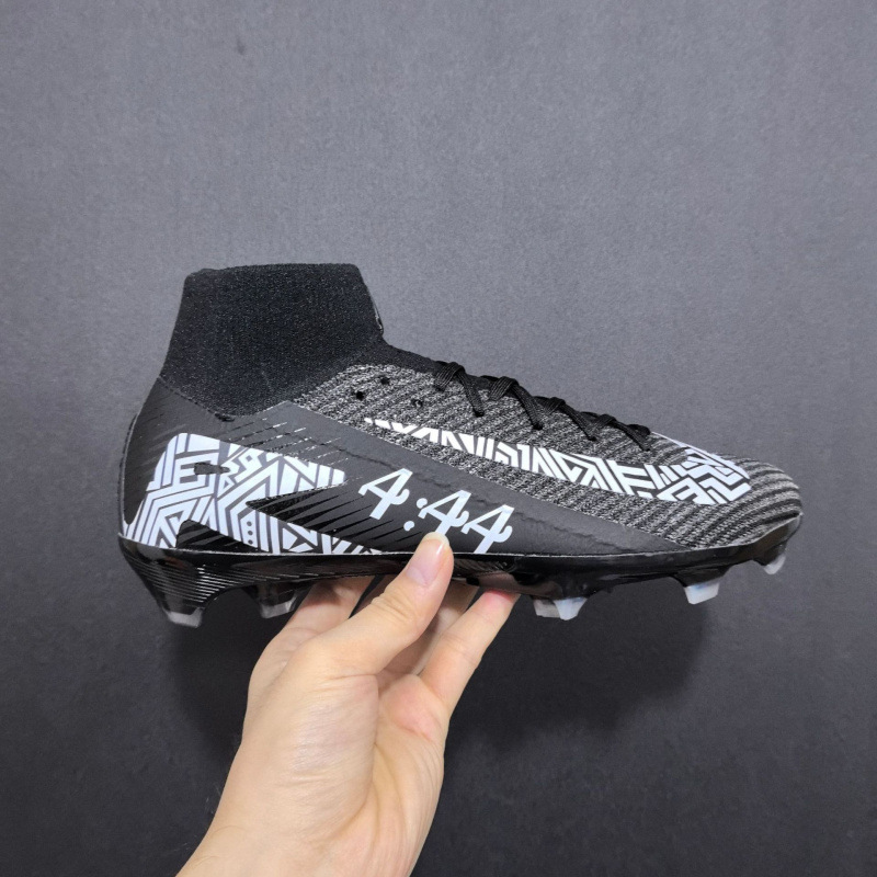 Zapatos de comercio exterior Superfly zapatos de fútbol de combate real para hombres Assassin 16 zapatos deportivos de punto de alta altura zapatos de fútbol de moda FG para mujeres