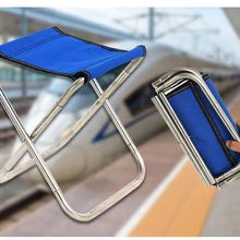 不锈钢凳子全折叠便携式钓鱼凳子地铁无座神器火车排队小马扎包邮