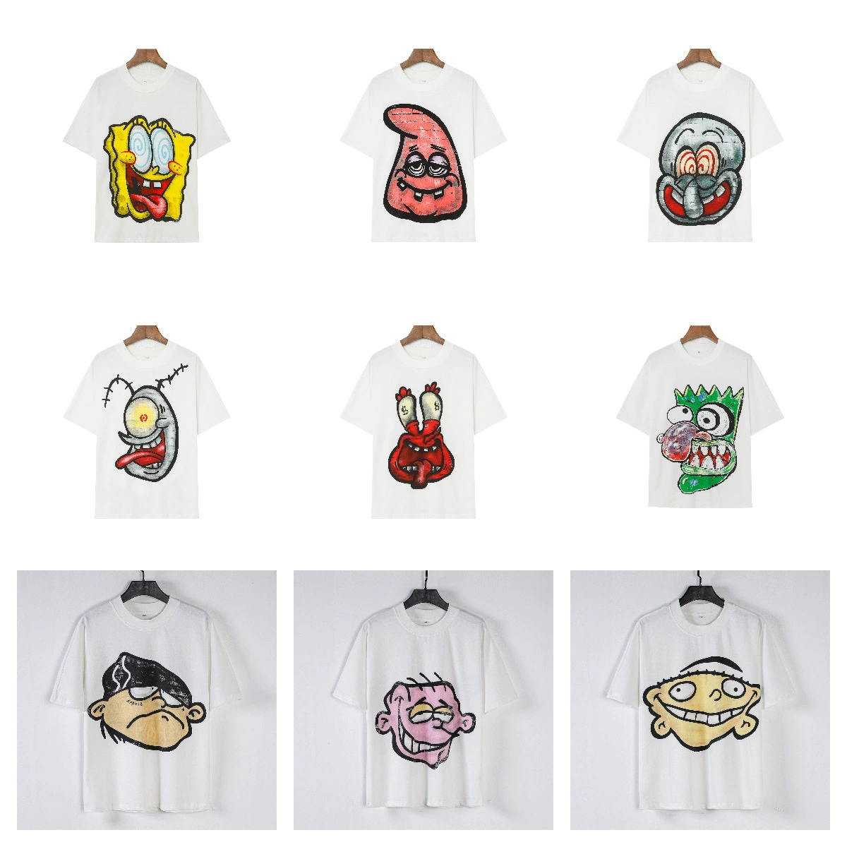 Летняя новая футболка с коротким рукавом с принтом в стиле мультфильма "Миллиардер" для мужчин и женщин, оптом