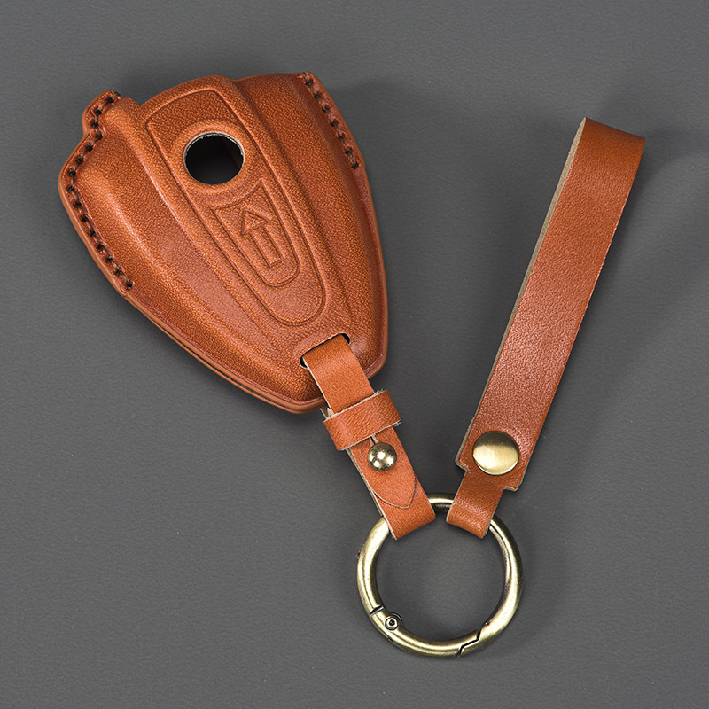 Suitable for Bmw R18 Retro Motorcycle Key Cover Cowhide Leather Key Cover Bmw R1