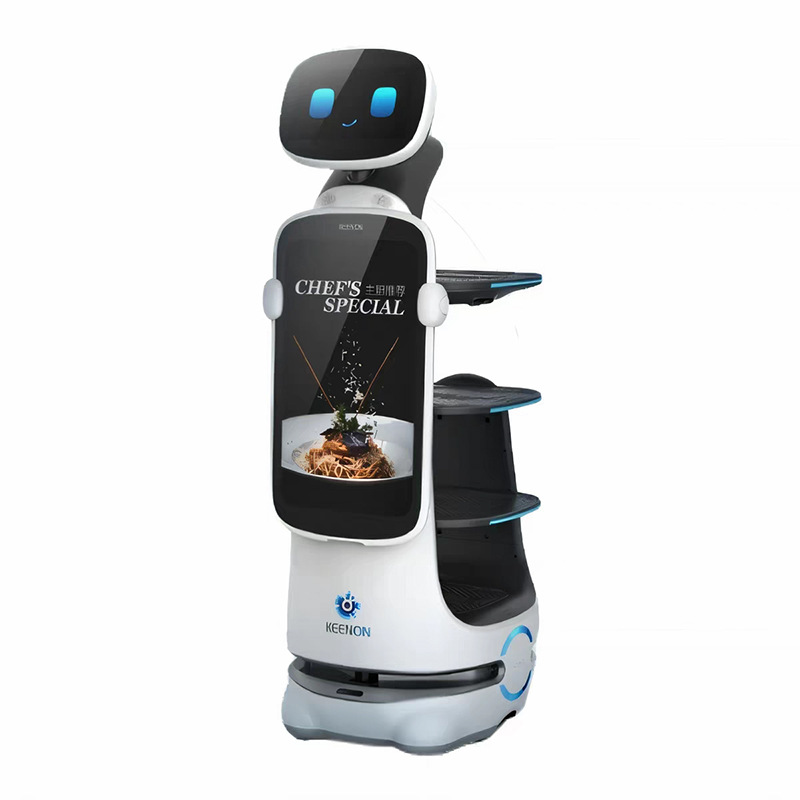 Qinglang T10 robot inteligente de entrega de alimentos para restaurantes y hoteles comerciales de restaurantes automáticos de entrega de platos para alquiler