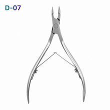 不锈钢甲沟专用指甲刀D-07常规款指甲剪指甲钳斜口钳修脚刀嵌甲钳