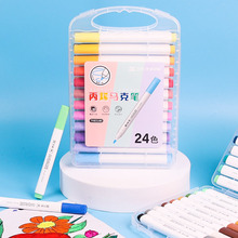 ��׿��ϩ�R�˹P�׃��@�ÿ�ˮϴ�Bɫˮ�ʹPС�W��24/36/48ɫ�����P