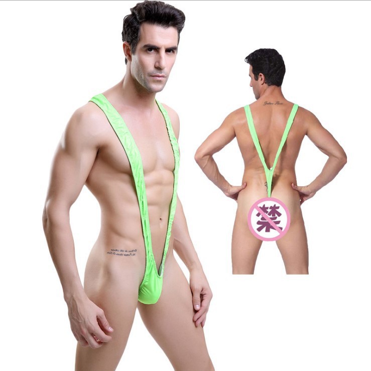 El comercio exterior de Europa y América al por mayor ropa interior sexy de los hombres mono en forma de V sexy ropa interior de los hombres sexy entrega de una sola pieza