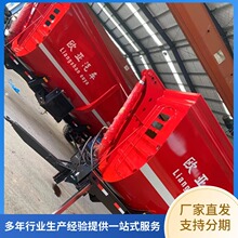 轻型材质后翻自卸半挂车渣土工程箱式后翻运输车分期上户自卸拖车
