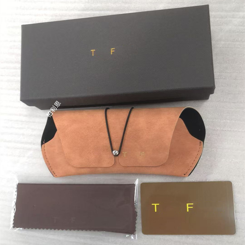 Tangjia Tf Myopia Glasses Case Set Wholesale Leather Drawstring Soft Pouch Sunglasses Case Source Manufacturer Cross-Border In-Stock