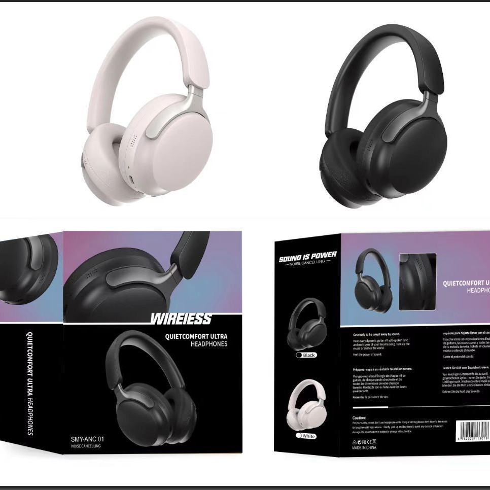 Nuevo SMY-ANC01 auriculares de reducción de ruido auriculares Bluetooth inalámbricos auriculares de larga duración auriculares de juegos móviles