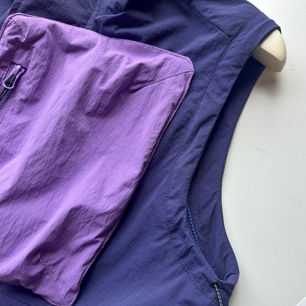 Autumn Mountain Hiking Vest For Couples With Detachable Pockets_voghion.com