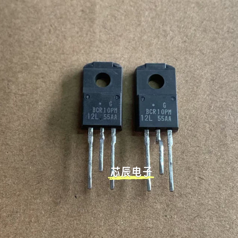 全新进口双向可控硅BCR10PM12L 晶闸管 BCR10PM-12LA 直插TO-220F