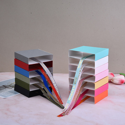 Manufacturer Floating Box External Packaging Slip Tape Empty Box Jewelry Dustproof Scratch-Resistant Storage Box