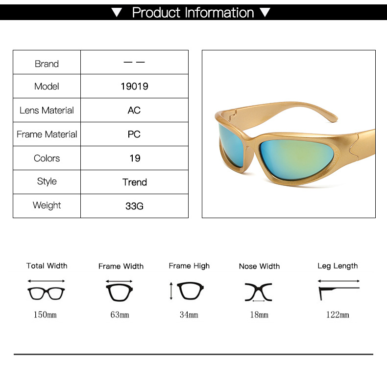 Y2k Cool Style Solid Color Ac Cat Eye Full Frame Women's Sunglasses display picture 3