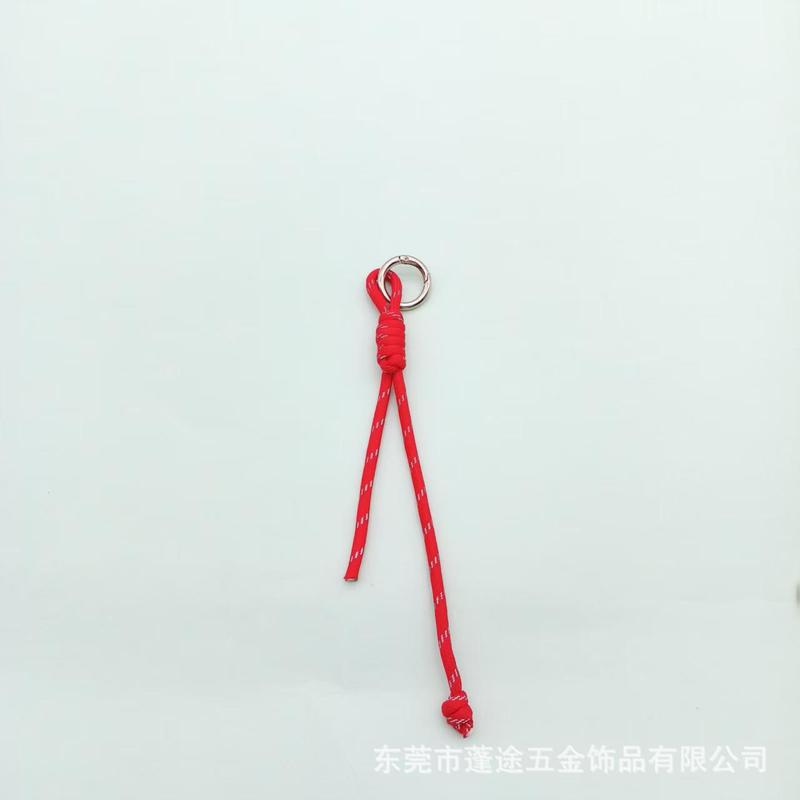 双色编织打结手机挂绳手工配件钥匙扣材料挂件玩具包包小挂饰吊绳|undefined