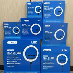 三色直播灯補光灯スポット10インチ12インチ14インチ18インチ22インチリングライト工場直販撮影灯
