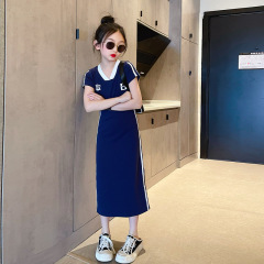 Children's Summer 2024 New Fashion Popularity Girl Dress Summer Top Dress Summer Outfit Cute Girl Dress