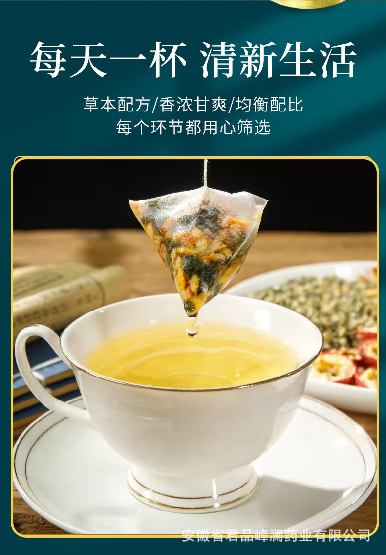 Chen Pi Winter Melon Lotus Leaf Tea Blend 60g Kraft Bag Summer Herbal Tea key features