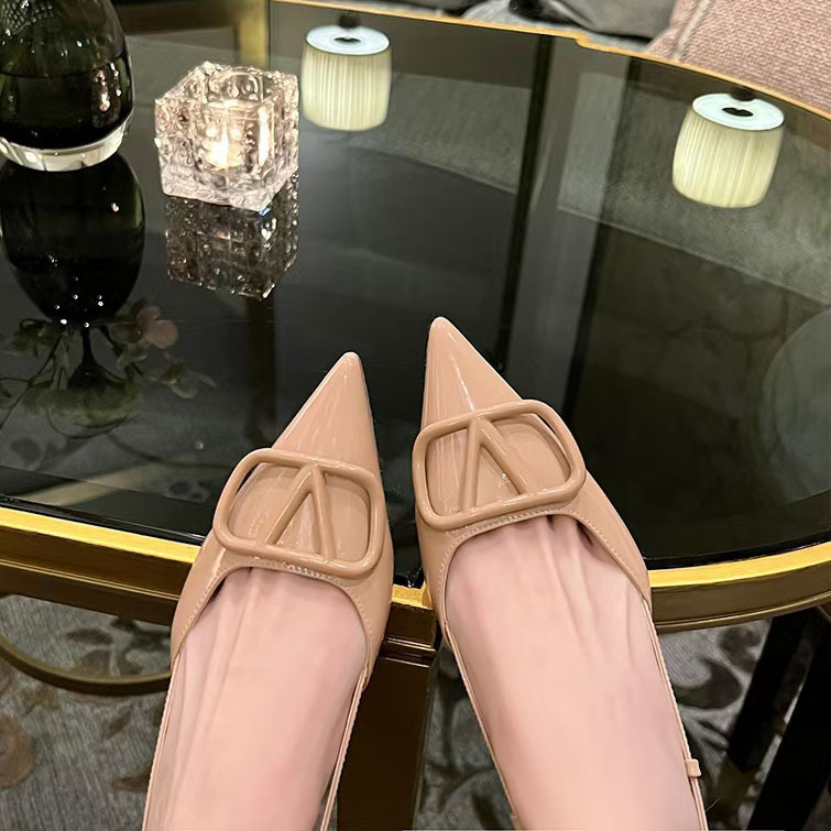 Spot L-36 Pointed Toe Simple High Heels 2025 Nude Color High-End Summer Shallow Mouth 34-43 High Heel Sandals for Women