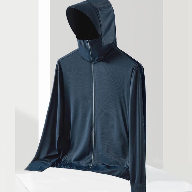 日焼け止め服ゆるい通気カーディガン空調シャツメッシュ夏速乾コート氷糸薄いカップル男性つば長袖|undefined