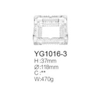 Cenicero de manzana verde al por mayor creativo cuadrado redondo para el hogar ktv logotipo de regalo de hotel