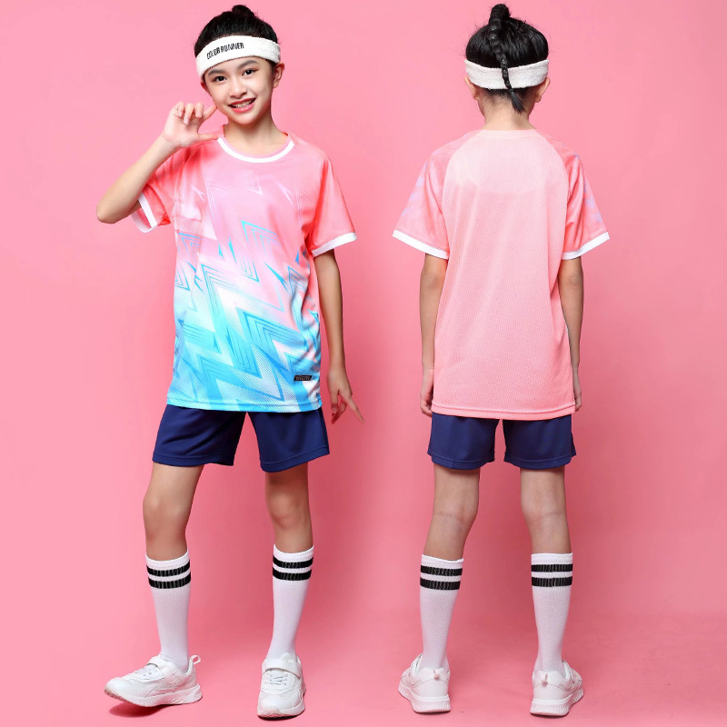 羽毛球定制校队训练服成人运动套装印号儿童乒乓球网球比赛服印制|undefined