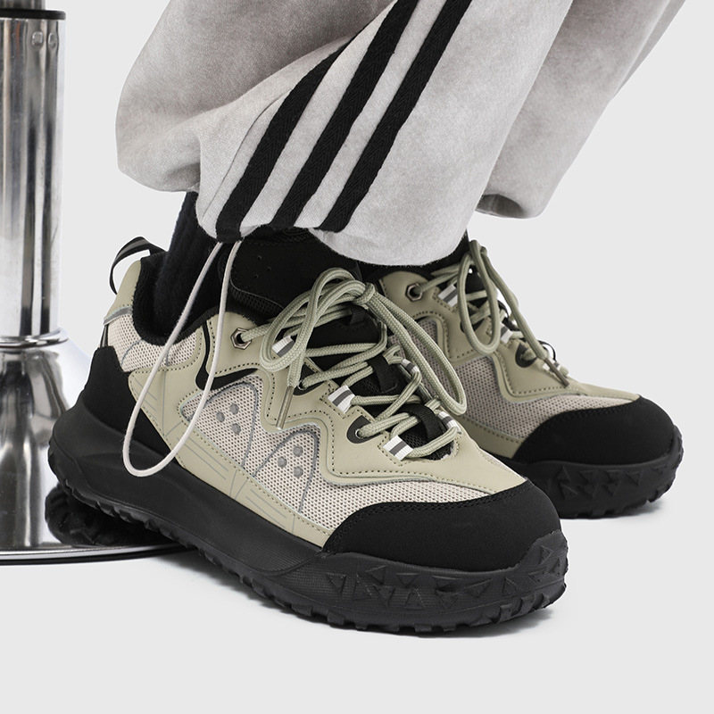 Cold mounting nicho de alta calidad camping pareja zapatos de senderismo senderismo antideslizante, resistente al desgaste, ocio, fondo grueso todoterreno al aire libre, hombres y mujeres